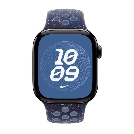 Bracelet Apple MGAX4ZM/A Nike Sport Bleu Fluoroélastomère Montre 38-42 mm