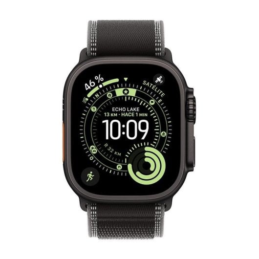 Bracelet Apple MFT84ZM/A Trail Loop Black Charcoal S/M Réfléchissant Apple Watch