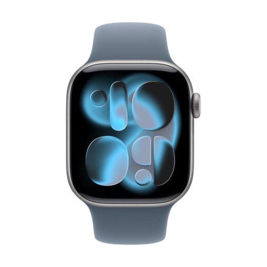 Bracelet Apple MFGE4ZM/A Bleu S/M Fluoroélastomère pour Apple Watch
