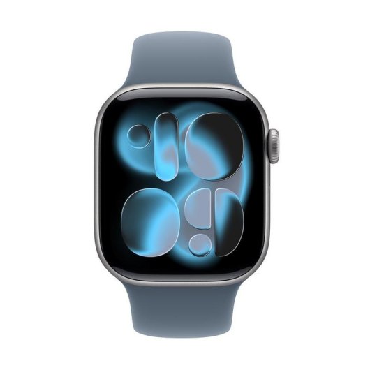 Bracelet Apple MFGE4ZM/A Bleu S/M Fluoroélastomère pour Apple Watch
