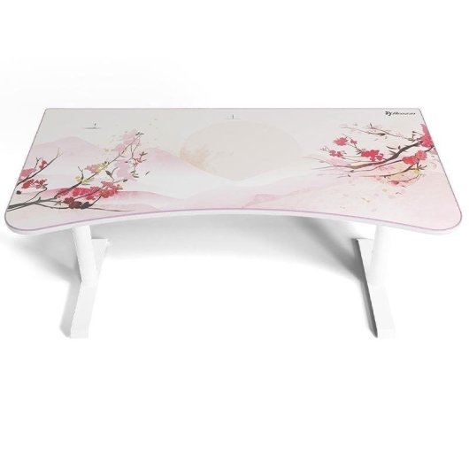 Mesa Gaming Arozzi XXL 160 cm Fibre de bois Hauteur réglable Gestion câbles