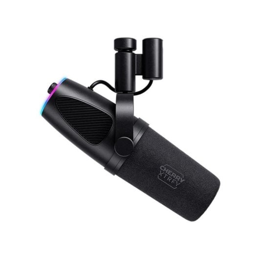 Micrófono Cherry Xtrfy Ngale X USB y XLR cardioide con filtro antipop