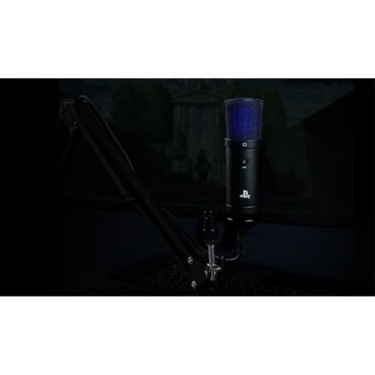 Micrófono Nacon RIG M100 HS USB cardioide con trípode y filtro antipop