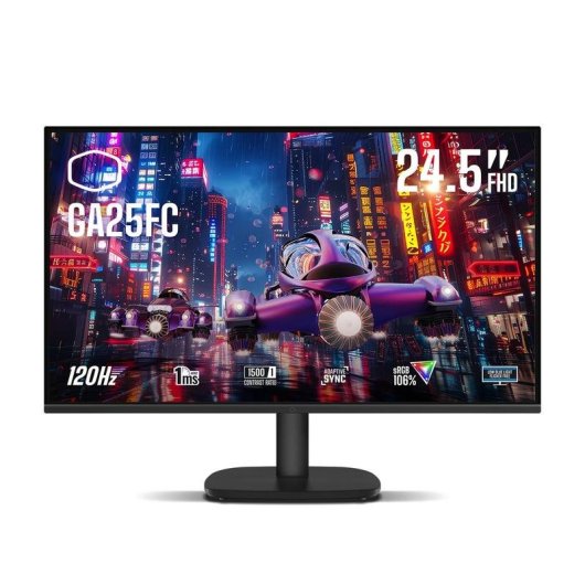 Monitor Cooler Master GA25FC 24.5" FullHD 120Hz IPS Flat 1ms Gaming