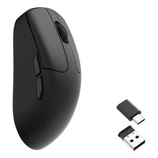 Rato Keychron M2-A1 Wireless RF Bluetooth USB-C 26000 DPI Preto Ergonomico