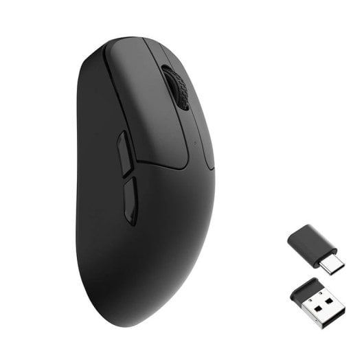 Rato Keychron M2-A1 Wireless RF Bluetooth USB-C 26000 DPI Preto Ergonomico