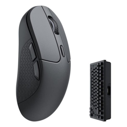Rato Keychron M3-A4 Wireless Bluetooth USB Type-C 26000DPI Preto Ergonomia Gaming