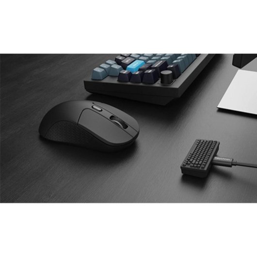 Rato Keychron M3-A4 Wireless Bluetooth USB Type-C 26000DPI Preto Ergonomia Gaming