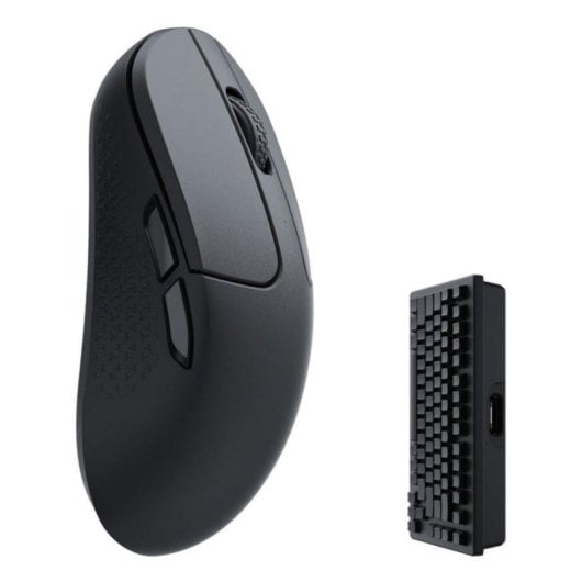 Ratón Keychron M3M-A4 Wireless RF Bluetooth USB-C 26000DPI Noir 4000Hz Ergonomique