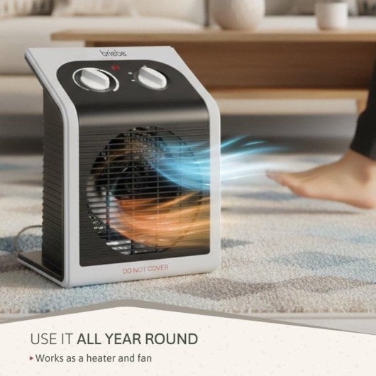 Chauffage Briebe HT1182 Chauffage à Faible Consommation 2000W Air Chaud/Froid