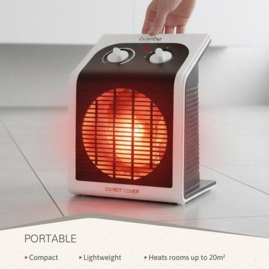 Chauffage Soufflant Briebe HT1182 2000W Basse Consommation Silencieux