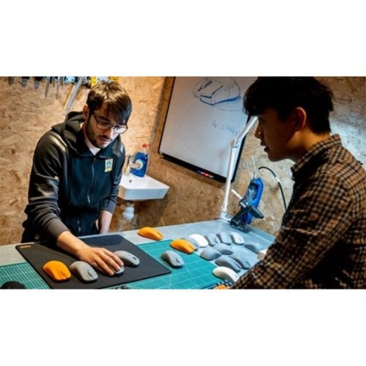 Souris Fnatic Bolt Wireless 2.4 GHz/Bluetooth 19000DPI Noir RGB 6 Boutons