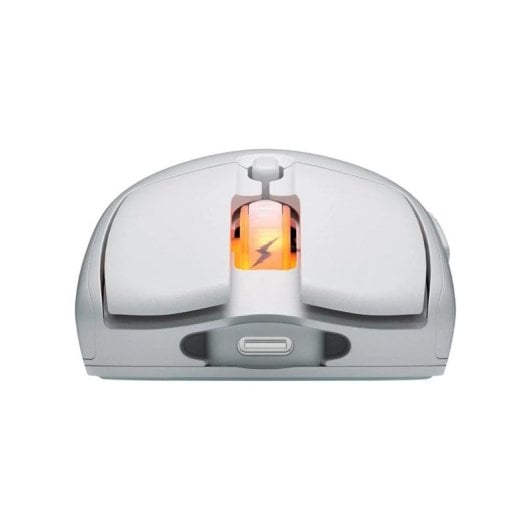 Souris Fnatic Bolt Wireless 2.4GHz/Bluetooth 19000DPI Blanc RGB Ultralégère 69g