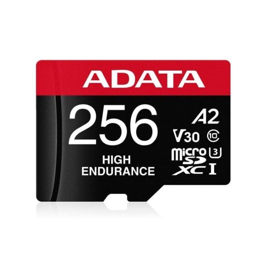 Carte mémoire Adata AUSDX256GUI3V30SHA2-RA1 256GB microSDXC UHS-I V30 U3 Adaptateur SD