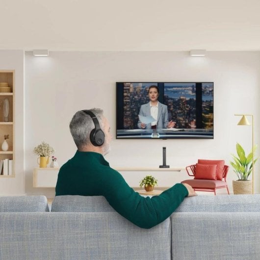 Auriculares Hama 00221848 Wireless e com fio Bluetooth RF para TV, Redução de Ruído Passiva, Preto