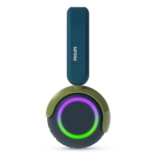 Auriculaires Philips TAK4200CT/00 sans fil Bluetooth pour appels et musique avec réduction de bruit, LED, bleu et vert