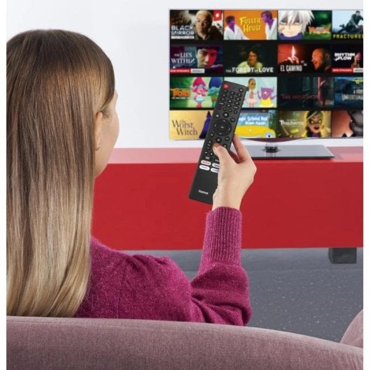Fernbedienung Hama 00221067 für Hisense TV IR Wireless 45 Tasten Schwarz