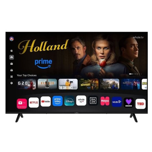 TV Smart Tech QLED 55QH02K 55" 4K UHD Whale OS HDR10 Bluetooth Chromecast