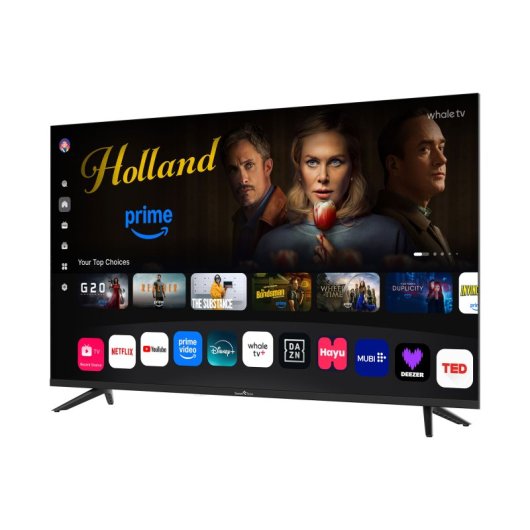 TV Smart Tech QLED 43QH02V 43" 4K UHD Smart TV Whale OS Bluetooth