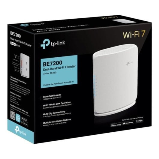 Router TP-Link Archer BE450 RJ-45 WiFi 7 7200 Mbit/s Mesh Alexa
