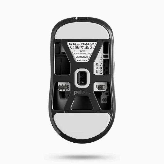 Ratão Pulsar X2 CrazyLight Wireless 32000 DPI Jet Black 8K Dongle 35g