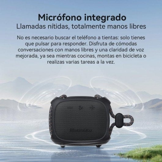 Altavoces Blackview Bluetooth inalámbricos 8W IPX7 TWS con micrófono