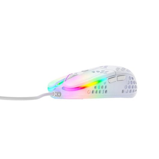 Ratón CHERRY XTRFY MZ1 USB 16000 DPI Branco RGB Ambidextro Ultra Leve