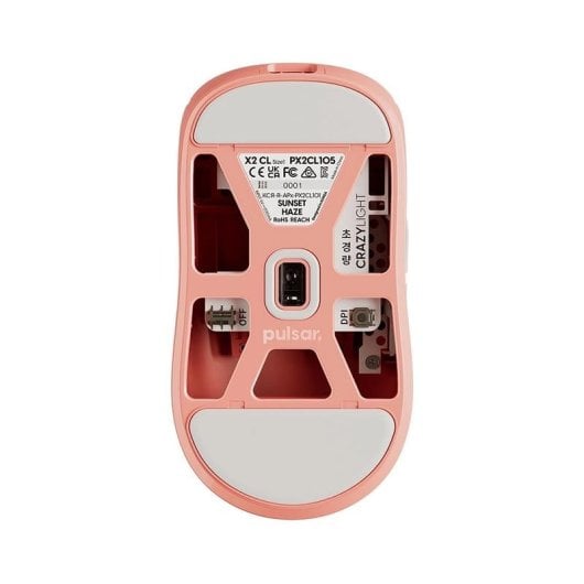 Rato Pulsar X2 CrazyLight Wireless 32000DPI Sunset Haze 8K Hz Ultra Leve