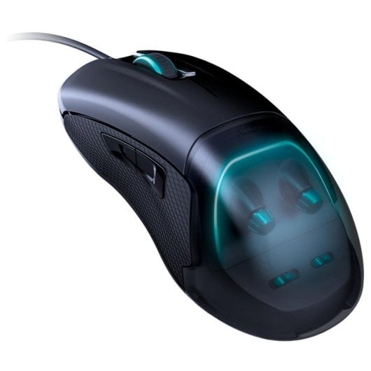 Ratón NACON GM-500ES USB 6400 DPI Negro Iluminación Gaming Ambidiestro