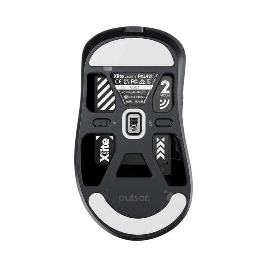 Rato Pulsar Xlite V4 Wireless 32000 DPI Preto 8000 Hz Palm Grip