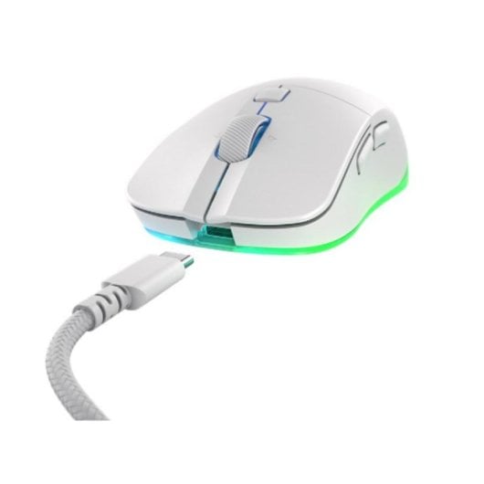 Rato CHERRY XTRFY M50 Wireless Bluetooth RF USB-C 12000DPI Branco Iluminação RGB