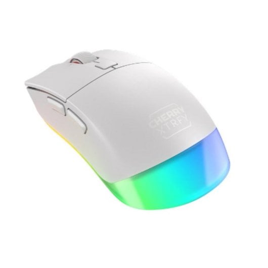 Rato CHERRY XTRFY M50 Wireless Bluetooth RF USB-C 12000DPI Branco Iluminação RGB