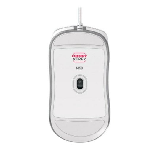 Souris CHERRY XTRFY M50 Filaire 12000 DPI Blanc Ergonomique Gaming