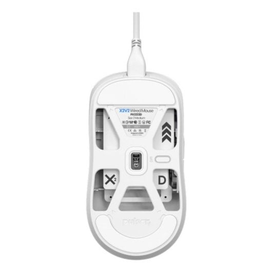Ratón Pulsar X2 Cableado 26000 DPI Blanco Ultra Ligero Ambidiestro