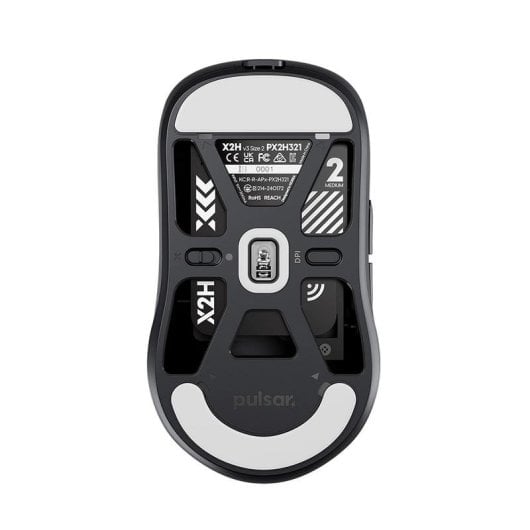 Ratón Pulsar X2-H V3 Inalámbrico 32000 DPI Negro Ultraligero 8KHz LOD Ajustable