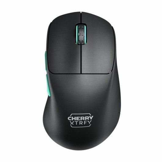 Rato CHERRY XTRFY M64 Wireless 26000DPI Preto Turquesa 53g Ergonómico