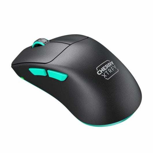 Rato CHERRY XTRFY M64 Wireless 26000DPI Preto Turquesa 53g Ergonómico