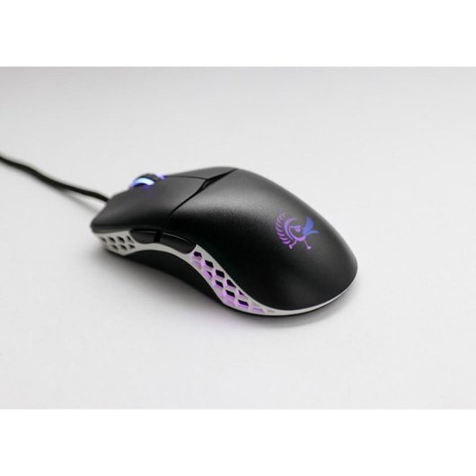 Souris Ducky Feather USB Type-A 16000 DPI Noir Éclairage RGB Ambidextre