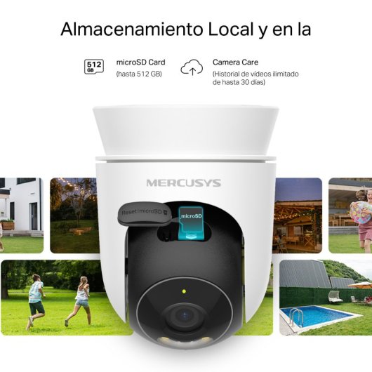 Cámara IP Mercusys MC510 2K Visión Nocturna Binnen en Buiten