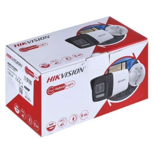 Câmera de vigilância Hikvision 4MP 2K Visão Noturna Interna e Externa Detecção de Movimento