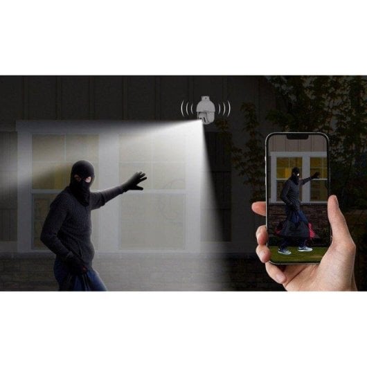 Câmera de vigilância Foscam Sd8ep 4K Visão Noturna Externa Detecção IA Áudio Bidirecional