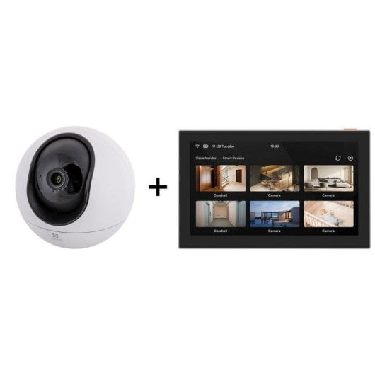 Caméra de surveillance EZVIZ H6 3K Vision Nocturne Intérieure Audio Bidirectionnel Détection IA