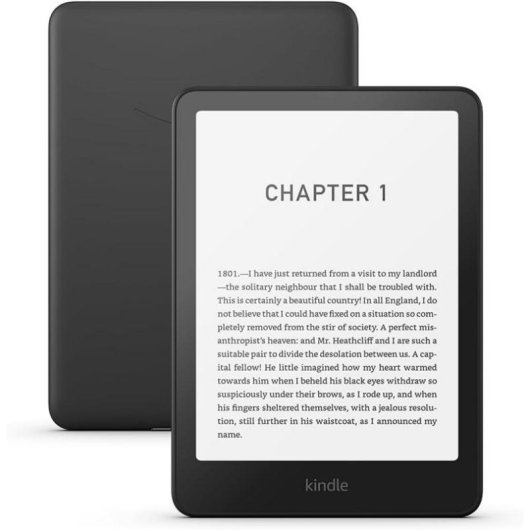 Leitor de livros eletrónicos Kindle Paperwhite 16 GB ecrã 7" preto