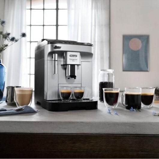 Kaffeevollautomat DeLonghi Magnifica ECAM290.31.SB 1,8L 1450W mit integriertem Mahlwerk