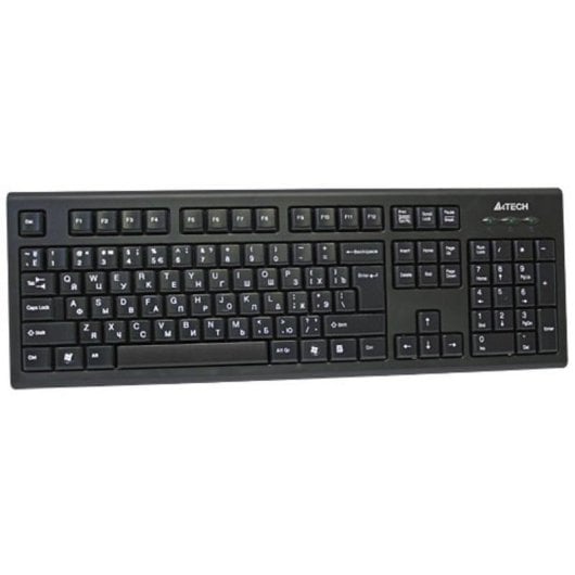 Teclado A4Tech KR-85 membrana Layout US com teclado numérico USB