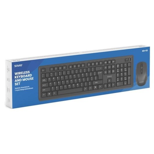 Clavier Savio KB-04 membrane Layout UK rétroéclairé filaire LED
