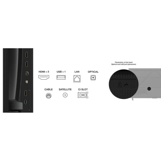 TV TCL LED 65P69K 65" 4K Smart TV HDR10 Google TV Wi-Fi