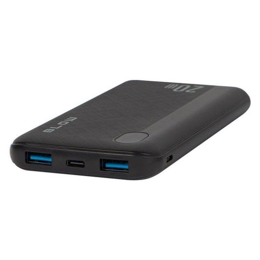 Powerbank Blow PB10B 10000mAh 22,5W Schwarz USB-C Schnellladung