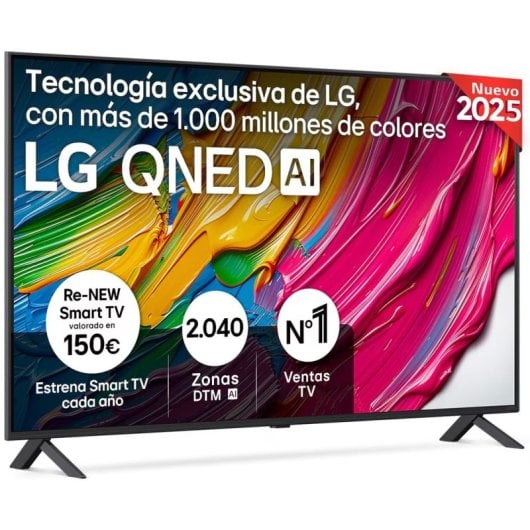 TV LG QNED 50QNED80A3A 50" 4K Smart TV WiFi HDR