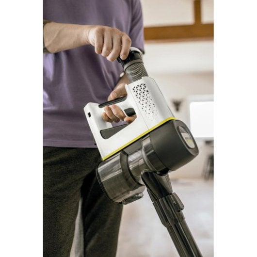 Aspirateur balai sans fil Karcher VC 4 21,6V HEPA Autonomie 30min Accessoires